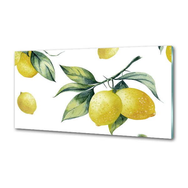 Kitchen splashback Lemons