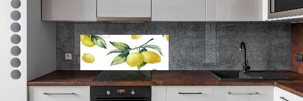 Kitchen splashback Lemons