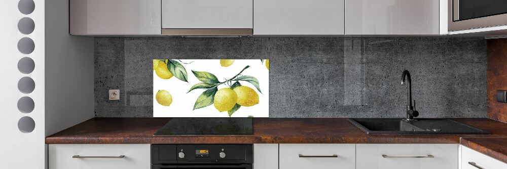 Kitchen splashback Lemons