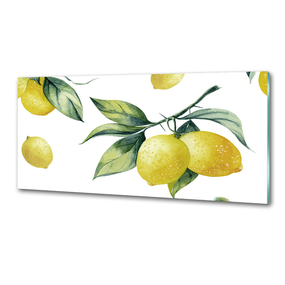 Kitchen splashback Lemons