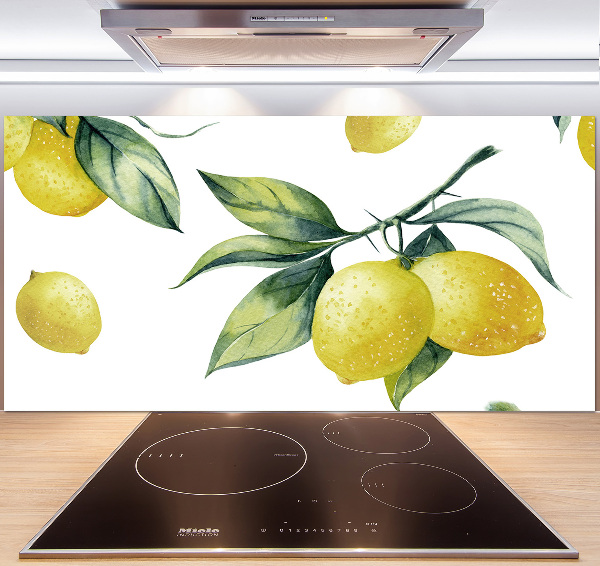 Kitchen splashback Lemons