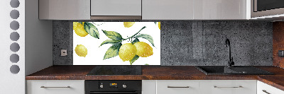 Kitchen splashback Lemons