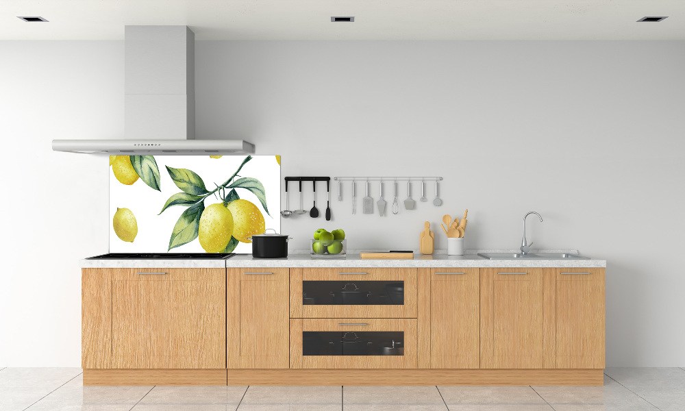 Kitchen splashback Lemons