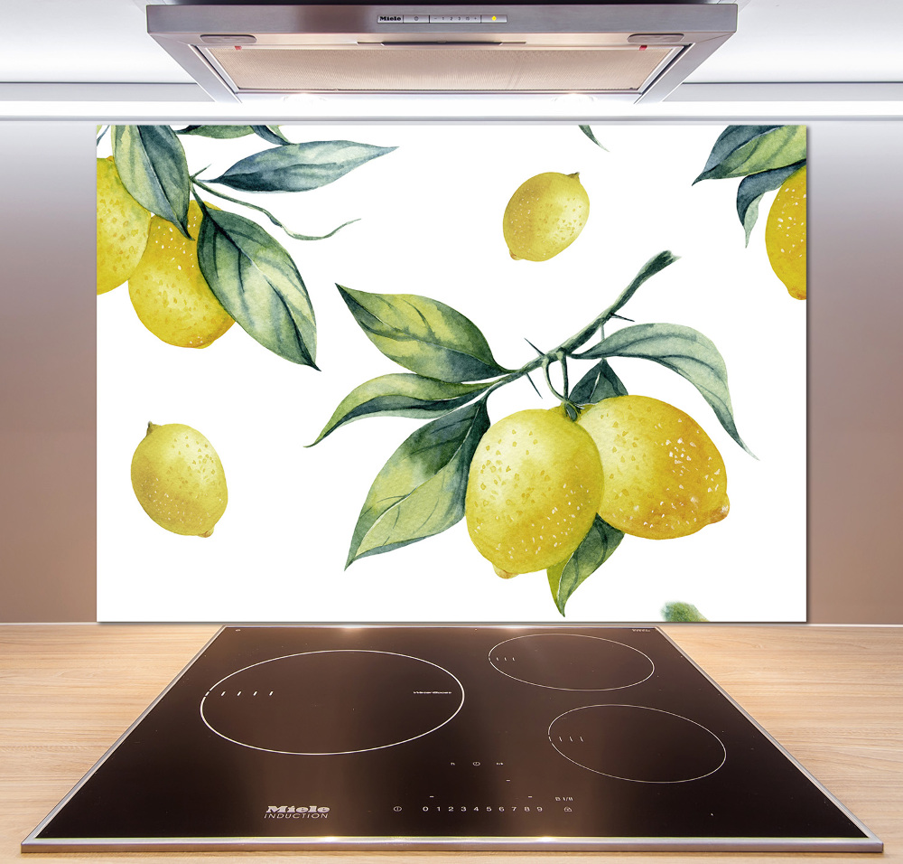 Kitchen splashback Lemons