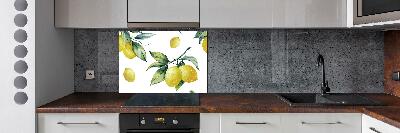 Kitchen splashback Lemons