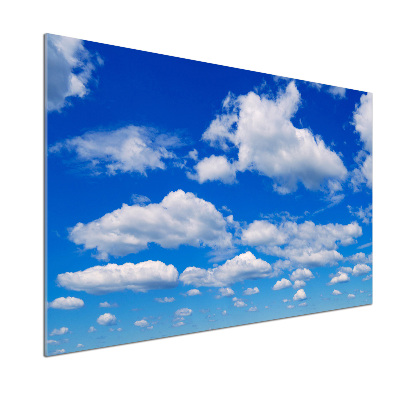 Kitchen wall panels Clouds in the sky