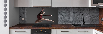 Cooker splashback Modern dance