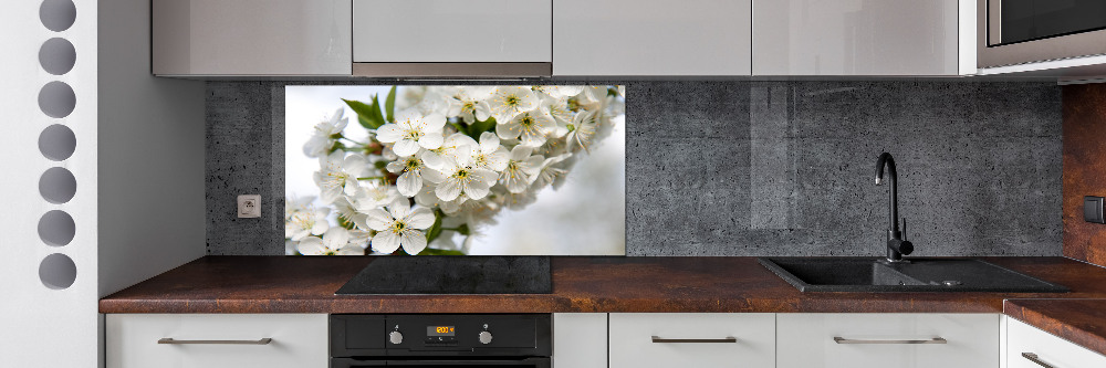 Cooker splashback Cherry blossoms