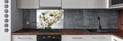 Cooker splashback Cherry blossoms