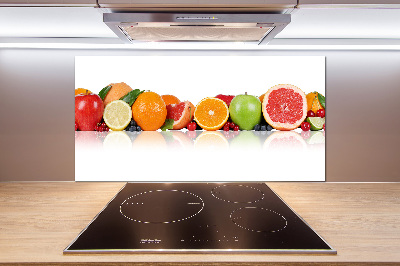 Kitchen splashback Colorful fruit