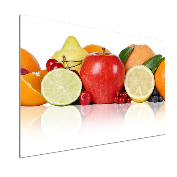 Kitchen splashback Colorful fruit