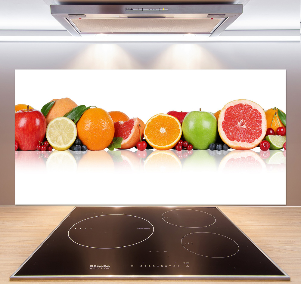 Kitchen splashback Colorful fruit