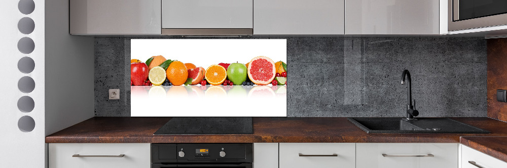 Kitchen splashback Colorful fruit