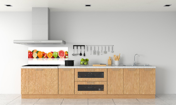 Kitchen splashback Colorful fruit