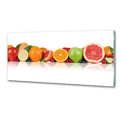 Kitchen splashback Colorful fruit