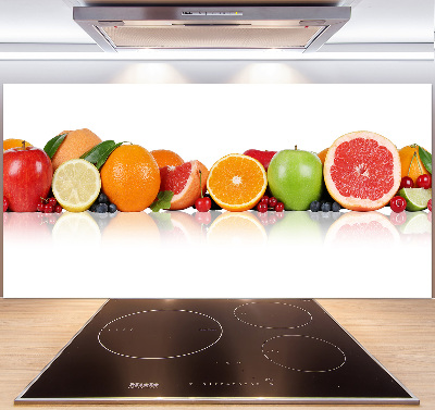 Kitchen splashback Colorful fruit