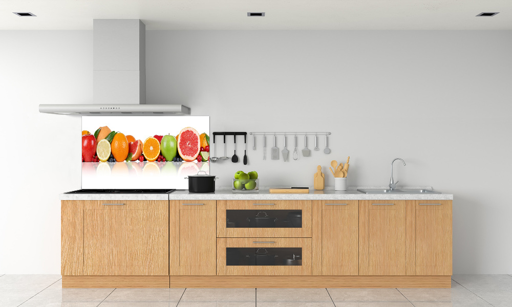 Kitchen splashback Colorful fruit