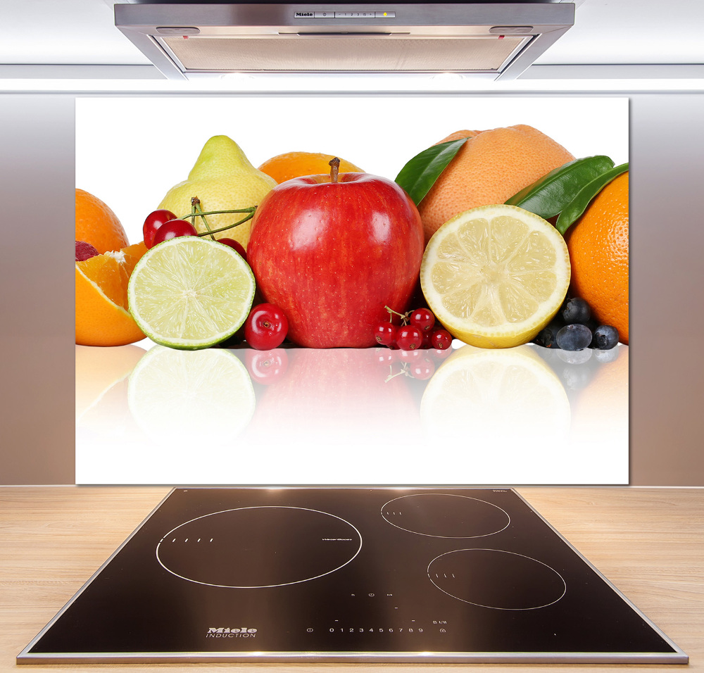 Kitchen splashback Colorful fruit