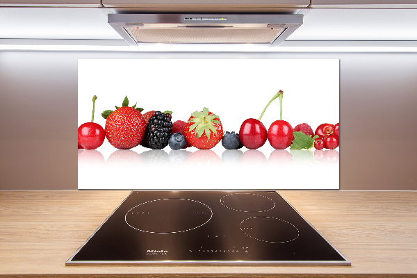 Kitchen splashback Fruit in a row