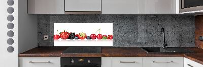 Kitchen splashback Fruit in a row