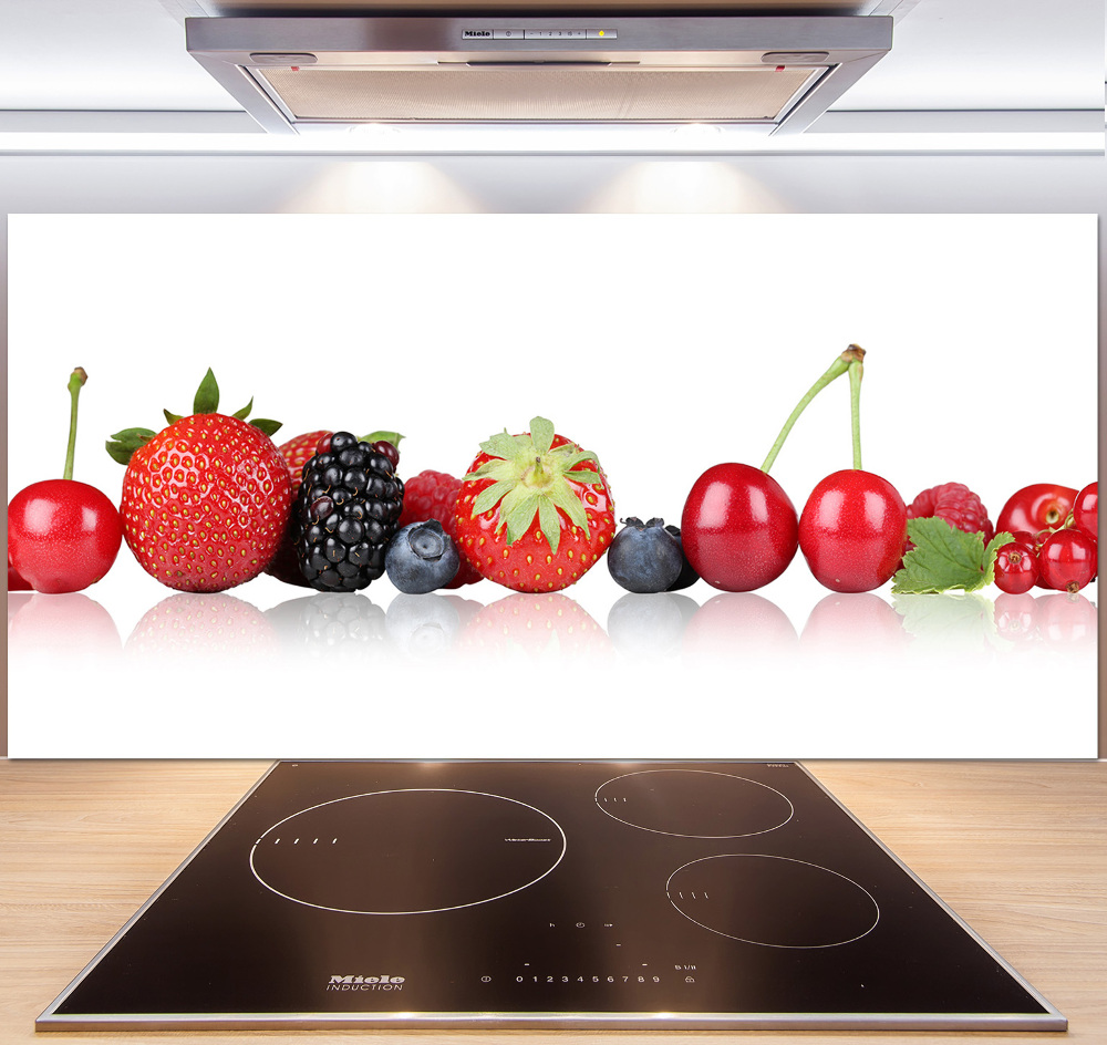 Kitchen splashback Fruit in a row