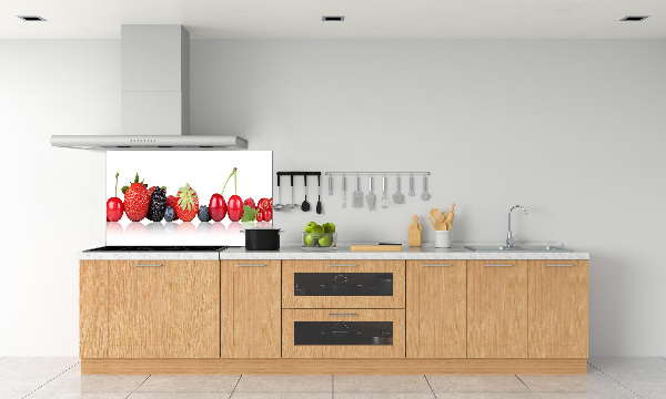 Kitchen splashback Fruit in a row