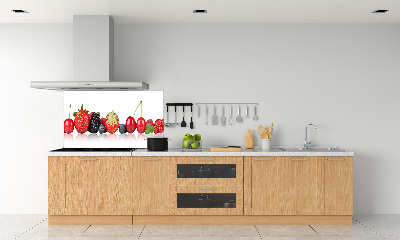 Kitchen splashback Fruit in a row