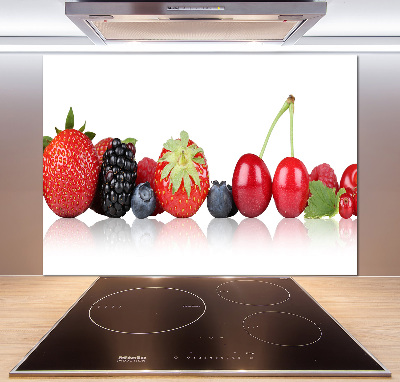 Kitchen splashback Fruit in a row