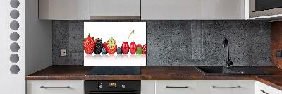 Kitchen splashback Fruit in a row