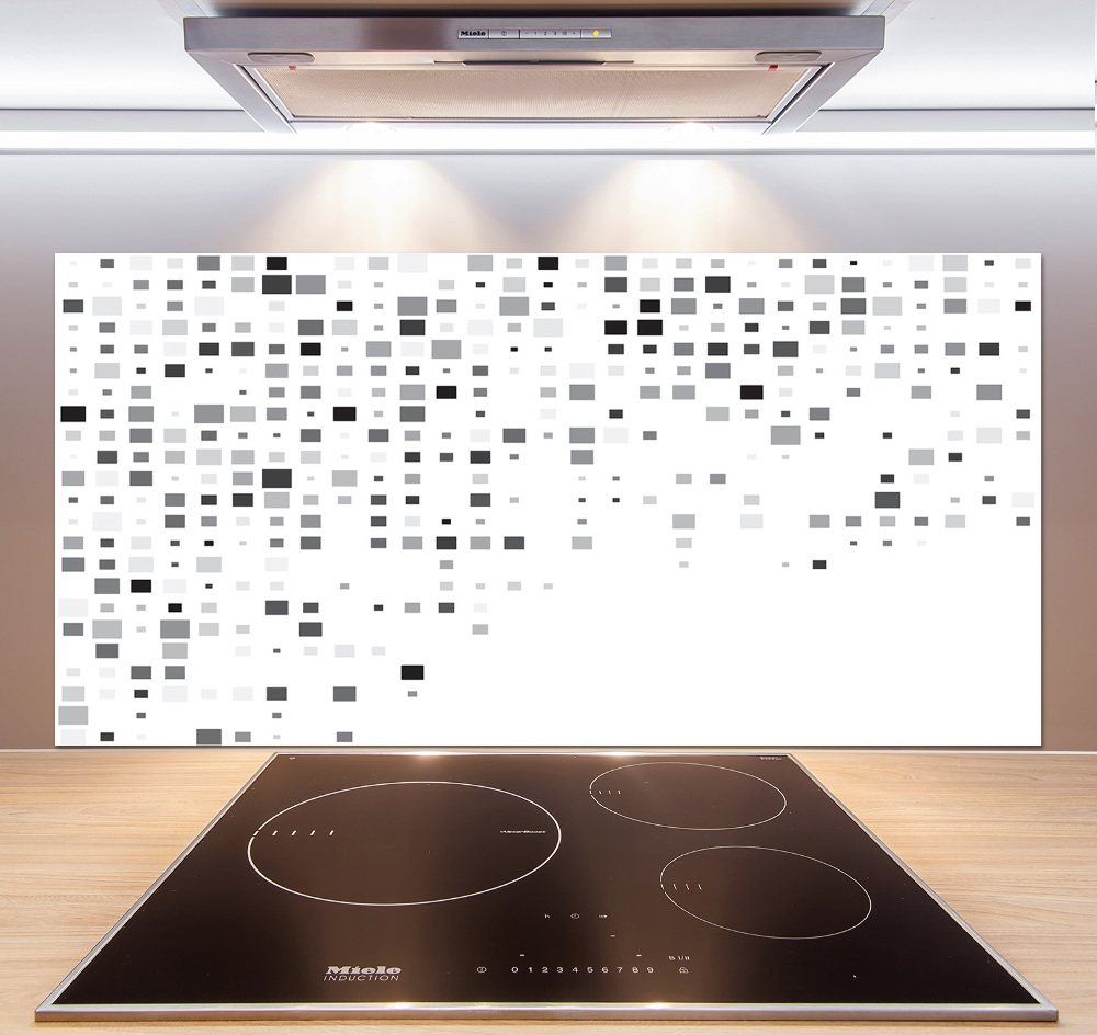 Kitchen splashback Squares abstraction