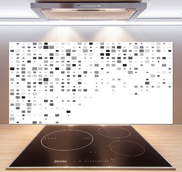 Kitchen splashback Squares abstraction