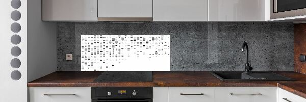 Kitchen splashback Squares abstraction