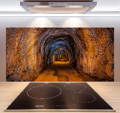 Cooker splashback Underground tunnel