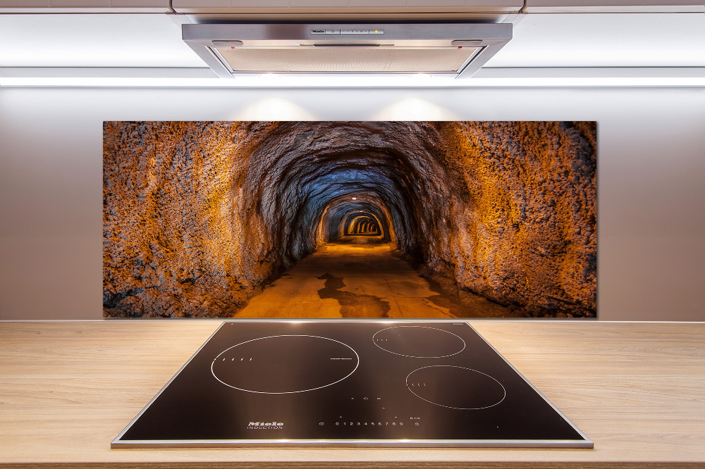 Cooker splashback Underground tunnel