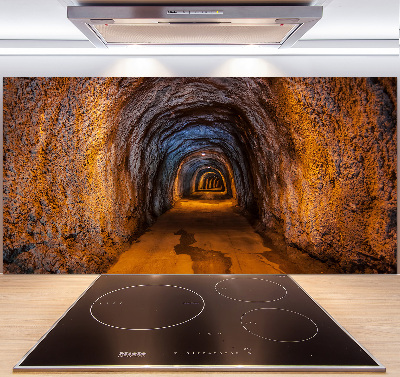 Cooker splashback Underground tunnel