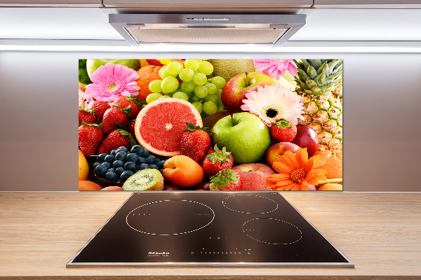 Kitchen splashback Colorful fruit