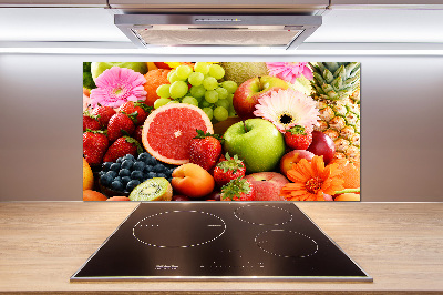 Kitchen splashback Colorful fruit