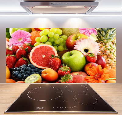 Kitchen splashback Colorful fruit