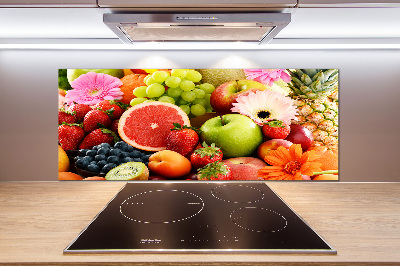 Kitchen splashback Colorful fruit