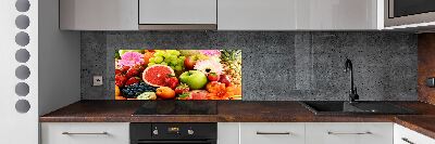 Kitchen splashback Colorful fruit