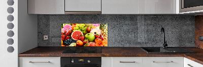 Kitchen splashback Colorful fruit