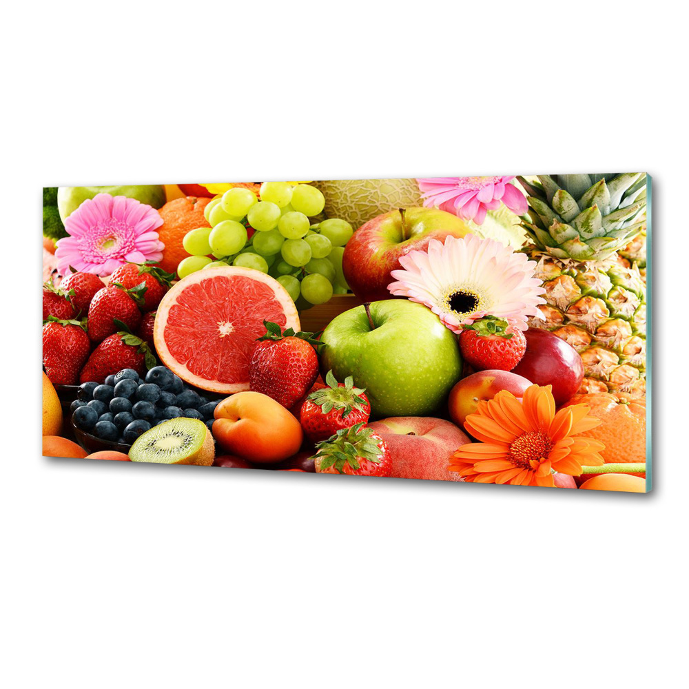 Kitchen splashback Colorful fruit