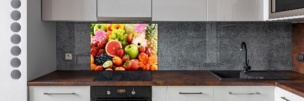 Kitchen splashback Colorful fruit