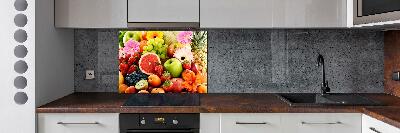 Kitchen splashback Colorful fruit