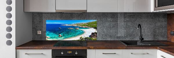 Kitchen splashback Sea bay