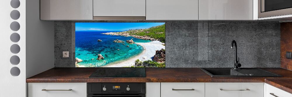 Kitchen splashback Sea bay