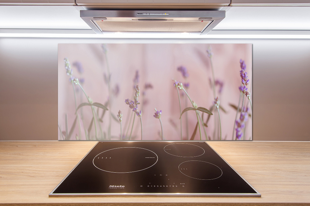 Cooker splashback Lavender