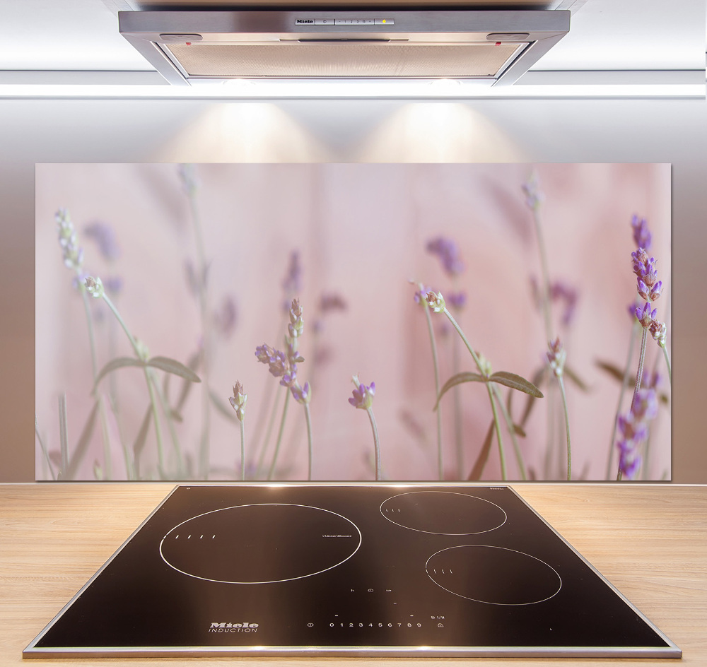 Cooker splashback Lavender