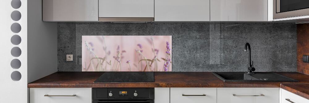 Cooker splashback Lavender