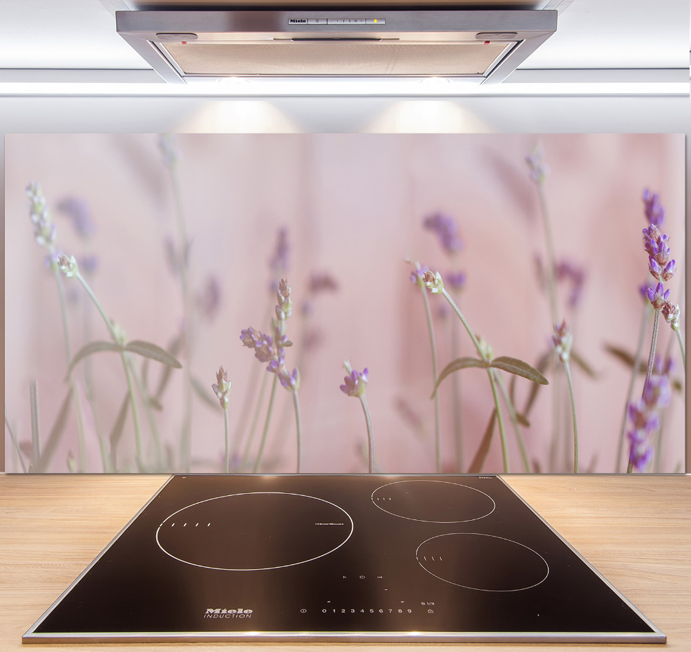 Cooker splashback Lavender